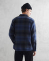 【WAX London】Whiting Overshirt Navy/Blue Dusk Check