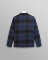 【WAX London】Whiting Overshirt Navy/Blue Dusk Check