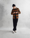 【WAX London】Whiting Overshirt Orange Pine