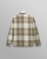 【WAX London】Whiting Overshirt Sage/Ecru Ombre 襯衫外套 旗艦立體格紋 綠/咖啡/米白