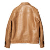 【Y'2 Leather】KB-140-T Kakishibu Persimmon Tanned Horse Hide Type 1 Jacket 