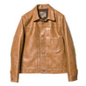 【Y'2 Leather】KB-140-T Kakishibu Persimmon Tanned Horse Hide Type 1 Jacket 柿染重磅馬皮一代皮衣