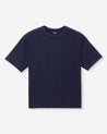 【MOMOTARO】YARN DYED S/S TEE INDIGO 靛藍繩染辛巴威棉寬鬆短袖上衣