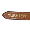 【Yuketen 】1" Triple Stitch Belt Buck Brown with Natural Stitch