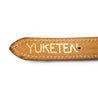 【Yuketen 】1" Triple Stitch Belt Russet with Natural Stitch