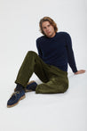 【Baracuta】Cord Pant Olive 義大利燈心絨休閒褲深橄欖綠