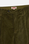 【Baracuta】Cord Pant Olive 義大利燈心絨休閒褲深橄欖綠