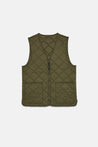 【Baracuta】Miller Liner Vest 義製衍縫背心軍綠色