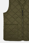 【Baracuta】Miller Liner Vest 義製衍縫背心軍綠色