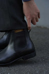 【Brother Bridge】Hazard Side Goa Boots Calf Vintage Black 復古黑色雀爾西靴