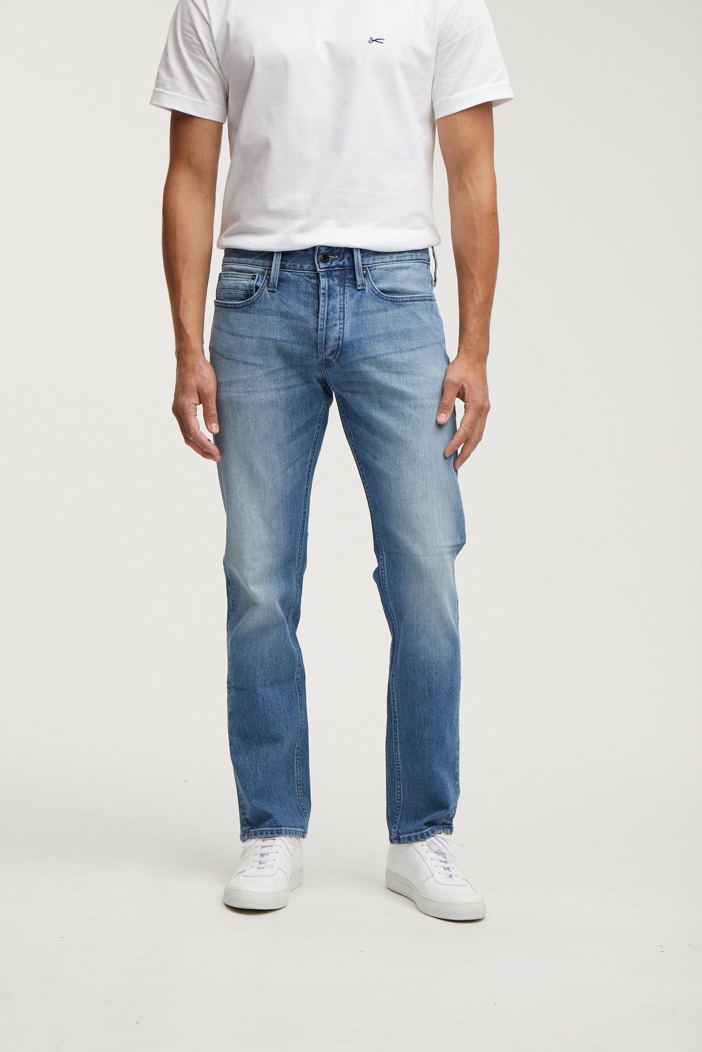 DENHAM】Ridge ACEMB Slim Straight Jeans – Blue Beach Denim