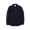 【Full Count】4810-22 Chambray Shirt Black 布邊水手布襯衫黑色