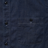 【Full Count】4890-19 Zimbabwe Selvedge Denim Work Shirt 8oz Indigo Blue