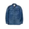 【Full Count】4890HW-19 Zimbabwe Denim Work Shirt Heavy Worn Wash