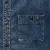 【Full Count】4890HW-19 Zimbabwe Denim Work Shirt Heavy Worn Wash