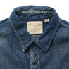 【Full Count】4890HW-19 Zimbabwe Denim Work Shirt Heavy Worn Wash