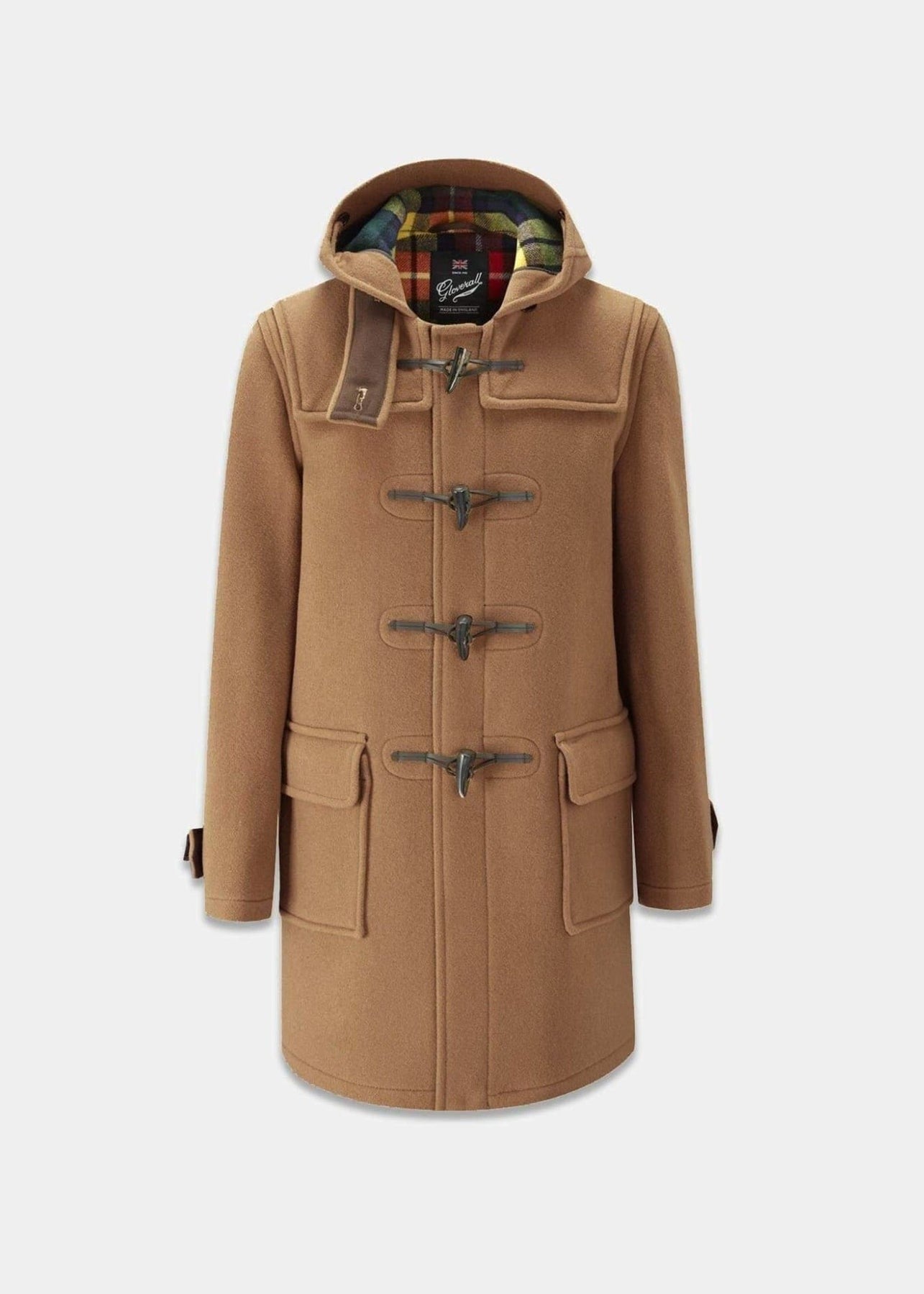 Gloverall】MORRIS DUFFLE COAT CAMEL BUCHANAN 亞版駝色牛角扣羊毛粗