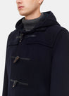 【Gloverall】MORRIS DUFFLE COAT NAVY BLACK WATCH 亞版海藍色牛角扣羊毛粗呢大衣