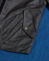 【Hidden Aces】KA6201 Pollux Wax Canvas Jacket Black 乾式油布波路克斯夾克黑色