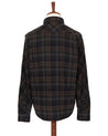 【Indigofera】Bryson Shirt Flannel Check 咖啡格紋刷毛法蘭絨襯衫