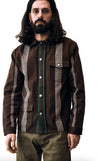 【Indigofera】Conway Jacket Cotton/Wool/Stripe 美式條紋印地安銀扣復古夾克