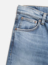 【Nudie Jeans】Lean Dean Blue Hope 13oz 中藍刷色修身錐形牛仔褲