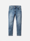 【Nudie Jeans】Lean Dean Blue Hope 13oz 中藍刷色修身錐形牛仔褲