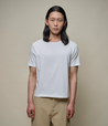 【Merz b. Schwanen】2M15C Sturdy Jersey T-shirt White 經典重磅有機棉素T白色