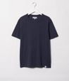 【Merz b. Schwanen】SCT04 Unisex T-shirt Pima Slub Cotton Denim Blue 匹馬棉竹節T 菸藍色