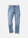 【Nudie Jeans】Grim Tim Worn Pale Blue滄藍刷色合身小直筒合身小直筒牛仔褲