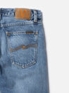 【Nudie Jeans】Steady Eddie II Blue Tornado 厚磅復古石洗寬鬆錐形褲