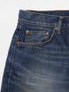 【Nudie Jeans】Tuff Tony 00s Wash 千禧復古藍高腰寬版直筒褲