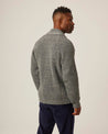 【Peregrine】Waffle Shawl Cardigan Steel 鋼鐵色英國羊毛華夫格開襟衫