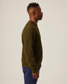 【Peregrine】Merino Wool Ford Crew Neck Sweater Olive 橄欖色美麗諾圓領粗針毛衣