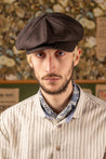 【Scarti-Lab】ANDY SG507 Cotton Pinstripe Newsboy Hat