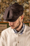 【Scarti-Lab】ANDY SG507 Cotton Pinstripe Newsboy Hat