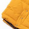 【Shangri-La Heritage】“Bivacco” Yellow Western Down Vest 黄色拚皮鵝絨背心