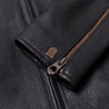 【Shangri-La Heritage】“Café Racer” J-100 Black Aniline Leather Jacket 荔枝皮騎士皮衣