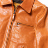 【Shangri-La Heritage】“Varenne” Olmo Badalassi® Leather Jacket 巴達拉西橙橘色頂級皮衣