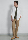 【Hansen Garments】HENRIK CASUAL CLASSIC SHIRT WHITE 流體斜紋襯衫經典白