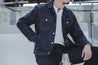 【Benzak Denim Developers】RIDER JACKET special #2 15oz Vintage Indigo / 旗艦二號布料 格紋內裡騎士夾克