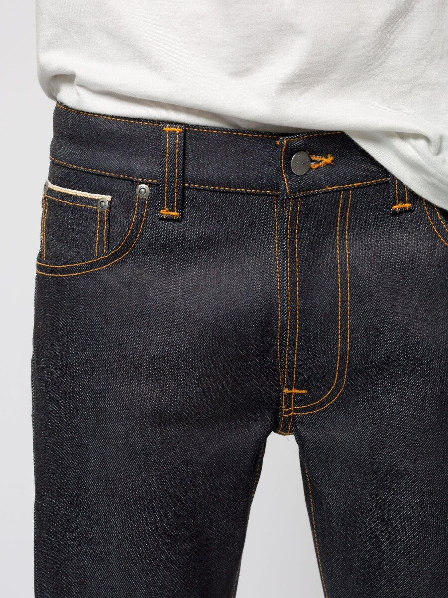 Nudie Jeans】Lean Dean Dry Japan Selvage 13oz 旗艦日本原色布邊修身