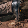 【Wolverine 1000 Mile】戶外用大底 黑色／Plain-Toe Rugged Boot