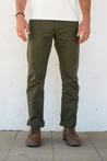 【Freenote】水洗重磅帆布軍褲 橄欖綠色／14oz／Workers Chino Slim Fit Pants