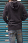 【Benzak Denim Developers】BS-04 Zip Hoodie Black / Grey / 厚磅魚鱗布 雙向拉鍊 連帽 黑色 淺灰