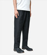 【3sixteen】Drawstring Pant Black Linen／麻質修身鬆緊褲