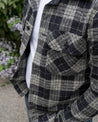 【Naked and Famous】Easy Shirt - Triple Twist Yarn Vintage Flannel - Grey / 特殊三重撚棉線 法藍絨襯衫