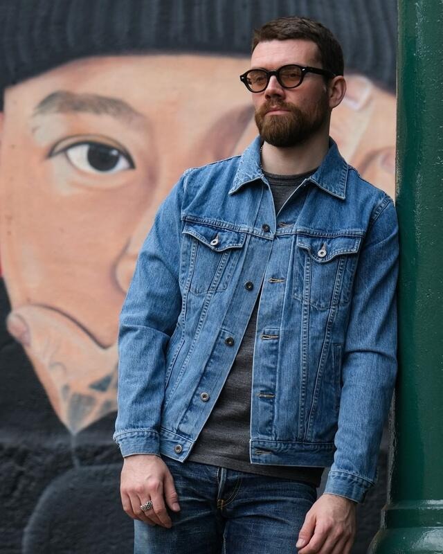 3sixteen DJ-222xs Stonewashed Denim Jacket