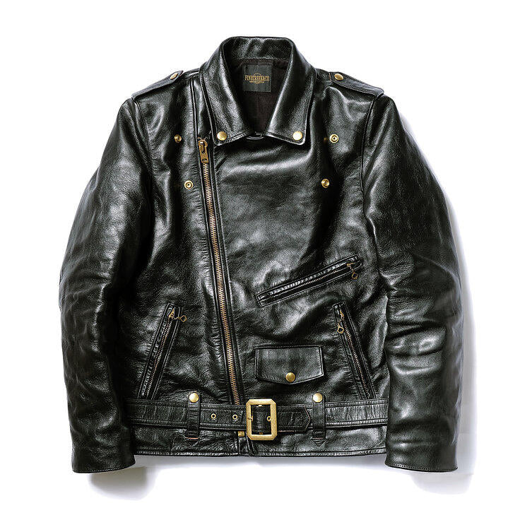 FINE CREEK LEATHERS】Gardner Horsehide Leather Rider Jacket