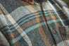 【Naked and Famous】Easy Shirt - Heavy Vintage Flannel - Blue/Rust／重磅 日本雜色撚紗 復古法蘭絨襯衫